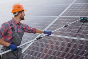 Higienização de Placa solar